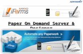 Paper On Demand Server & Designer. Descripción Técnica de Arquitectura y Componentes de la Solución PPOD.