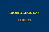 BIOMOLECULAS LIPIDOS. LIPIDOS Grupo heterogéneo de biomoleculas con diferente estructura y función Grupo heterogéneo de biomoleculas con diferente estructura.