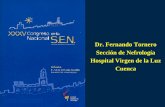 Dr. Fernando Tornero Sección de Nefrología Hospital Virgen de la Luz Cuenca.