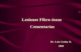 Dr. Luis Godoy R. 2009 Lesiones Fibro-óseas Cementarias.