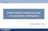 Enfermedad Cardiovascular en pacientes nefrópatas Alejandro Rodríguez Vilela Tutor: Guillermo Aldama López.