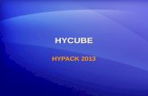HYCUBE HYPACK 2013. HYCUBE: Implementación de CUBE por HYPACK.
