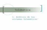 Telemática 1. Análisis de los sistemas telemáticos.