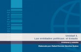 Unidad 1. Las entidades políticas: el Estado Fronteras y estados Elaborado por: Rafael Ernesto Sánchez Suárez.