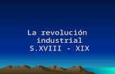 La revolución industrial S.XVIII - XIX ÍNDICE 1.¿Qué es? 2.¿En qué consiste? 3.Causas Adelantos técnicos El ferrocarril 4.Consecuencias Impacto social:
