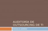 Auditoría de outsourcing de ti
