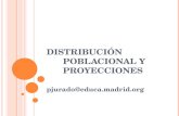 DISTRIBUCIÓN POBLACIONAL Y PROYECCIONES pjurado@educa.madrid.org.