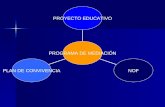 PROGRAMA DE MEDIACIÓN PROYECTO EDUCATIVO NOF PLAN DE CONVIVENCIA.