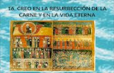 16. CREO EN LA RESURRECCIÓN DE LA CARNE Y EN LA VIDA ETERNA.