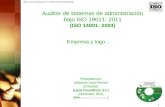 ©2011 Leyva Consultores, S.C.. Todos los Derechos Reservados 1 Auditor de sistemas de administración bajo ISO 19011: 2011 (ISO 14001: 2004) Presentado.
