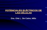 POTENCIALES ELÉCTRICOS DE LAS CÉLULAS Dra. Oris L. De Calvo, MSc.