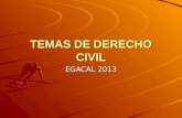 TEMAS DE DERECHO CIVIL EGACAL 2013. ACTO JURÍDICO (NEGOCIO JURÍDICO) HECHO, ACTO Y NEGOCIO JURÍDICO.