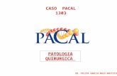 CASO PACAL 1303 PATOLOGIA QUIRURGICA DR. FELIPE GARCIA MALO BAUTISTA.