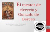 El mester de clerecía y Gonzalo de Berceo