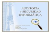 AUDITORIA y SEGURIDAD INFORMÁTICA Informática Básica Aplicada UNLaR Ciclo 2008 Prof. Marcelo Martínez.