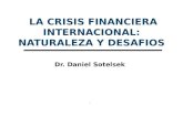 LA CRISIS FINANCIERA INTERNACIONAL: NATURALEZA Y DESAFIOS Dr. Daniel Sotelsek.
