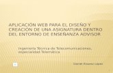 Ingeniería Técnica de Telecomunicaciones, especialidad Telemática Daniel Álvarez López 1.