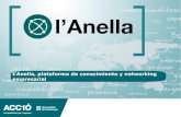 La nova Anella dACC1Ó  1 LAnella, plataforma de conocimiento y networking empresarial.