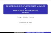 Desarrollo de aplicaciones moviles y teléfonos inteligentes
