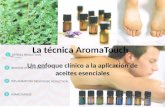 La técnica AromaTouch Un enfoque clínico a la aplicación de aceites esenciales.