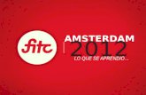 Memorias FITC Amsterdam 2012
