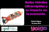 Redes Móviles Ultrarrápidas y su impacto en la economía. Gabriel Míguez 12 Junio 2013.