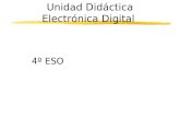 Unidad Didáctica Electrónica Digital 4º ESO. Analógico y Digital.