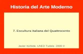 7. Escultura italiana del Quattrocento Javier Itúrbide. UNED Tudela 2009 © Historia del Arte Moderno.