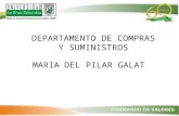 DEPARTAMENTO DE COMPRAS Y SUMINISTROS MARIA DEL PILAR GALAT.