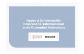 Apoyo a la innovación empresarial internacional de la Comunidad Valenciana
