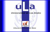 Universidad de Los Andes Educación Física de Base.