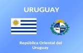 URUGUAY República Oriental del Uruguay. Capital: Montevideo Gentilicio: Uruguayo/a Idioma: Español / Rioplatanese.