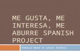 ME GUSTA, ME INTERESA, ME ABURRE SPANISH PROJECT Tomica Dyer & Lexys Echols.
