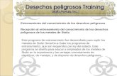 Hazardous Waste Safety Training - Spanish