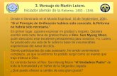 3. Mensaje de Martín Lutero.
