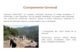 Componente General Vigencia 2004-2007: 17 charlas, mensajes alusivos al medio ambiente, 9 caminatas y dos Sketches, se ha logrado establecer las bases.