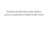 Potencial del Mercado Chino para la industria Chilena del Vino.