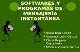 Softwares y programas de mensajería instantánea