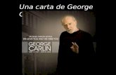 UNA CARTA DE GEORGE CARLÍN