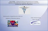 Netic Infoservicios Netic.com.ar Asociación Argentina de Internet Médica y Bioinformática OpenEMR – Historia Clínica Electrónica de Código Abierto y Distribución.