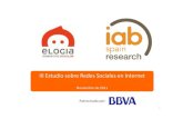 III estudio Redes Sociales IAB 2011