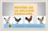 PATRÓN DE LA GALLINA ANDALUZA APRENDA A INTERPRETARLO.
