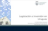 Legislación e Inversión en Uruguay Ec. María Dolores Benavente Asociación de Inmobiliarias de Punta del Este Punta del Este, marzo de 2012.