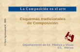 Esquemas tradicionales de Composición Departamento de Ed. Plástica y Visual IES. Atenea © Patxi Aguirrezabal M. 2009.