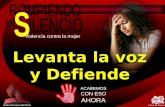 Unión Peruana del Norte Clara de Ramos Levanta la voz y Defiende Violencia contra la mujer.