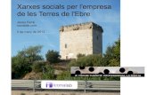 Presentació del llibre Xarxes socials per l'empresa de les Terres de l'Ebre