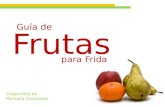 Guia de frutas para Frida