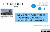 Presentació sobre Govern Obert a l'Assemblea General de Localret (22/11/13)