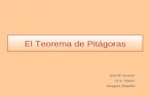 El Teorema de Pitágoras José Mª Sorando I.E.S. Elaios Zaragoza (España)