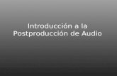 Introducción a la Postproducción de Audio. Ejemplo flash: Cadena de Sonido en Cine (sonidoanda.com.ar)